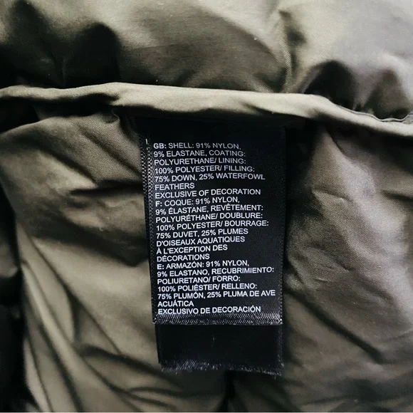 The North Face Women's Ux Down Parka Hooded Puffer New Taupe Green S M L XL XXL - Picture 10 of 14